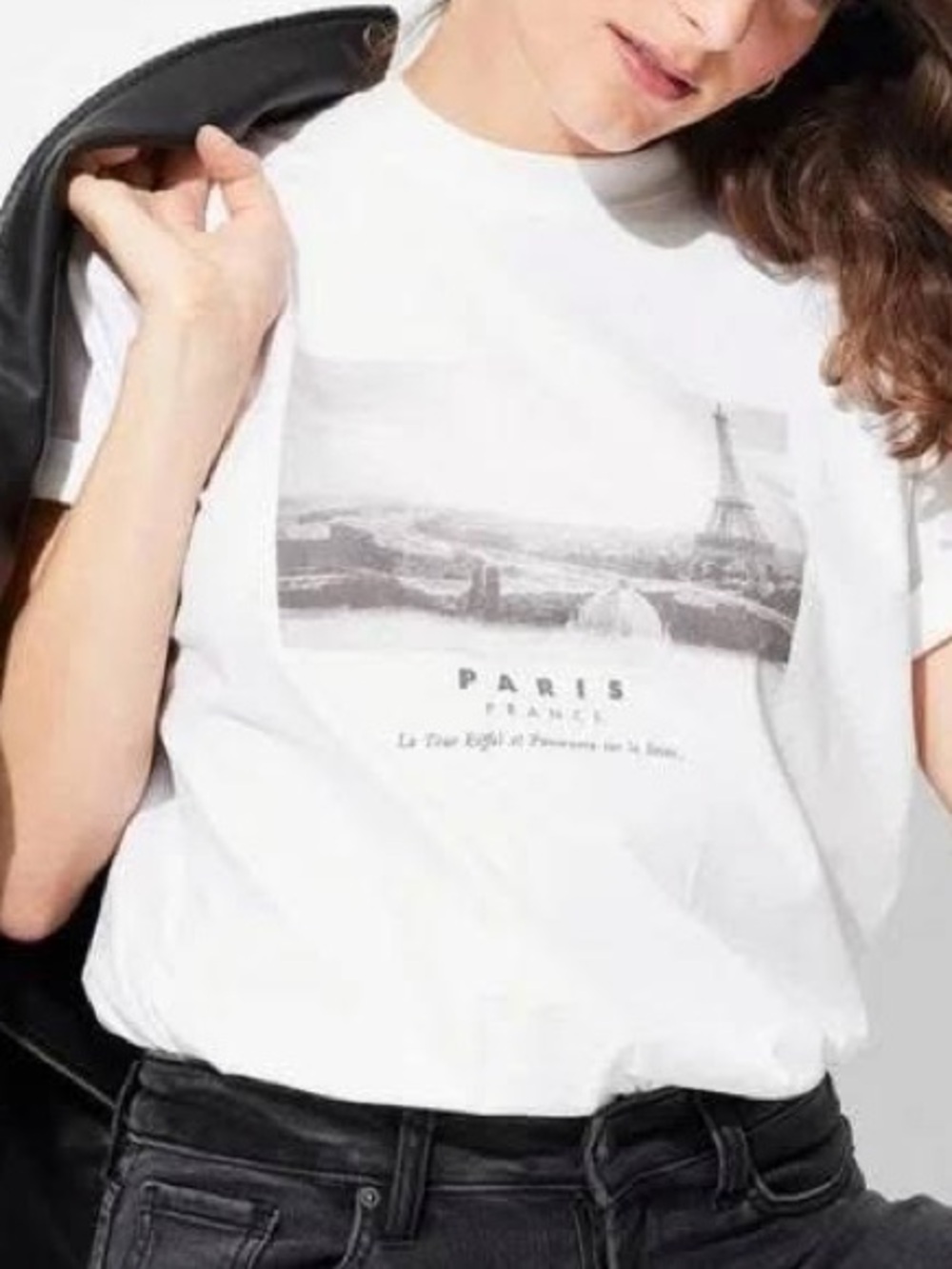 wild fable White Paris Photo Graphic Tee